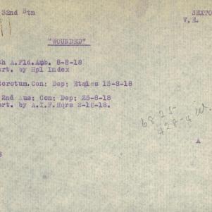 Soldier packet page