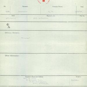 Soldier packet page