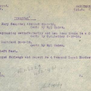 Soldier packet page