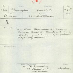 Soldier packet page