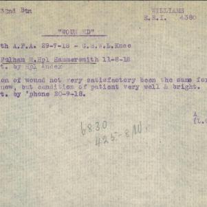 Soldier packet page