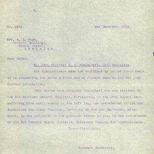Soldier packet page