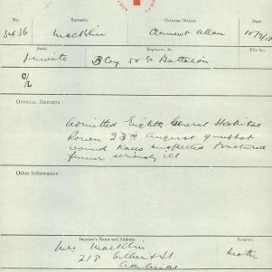 Soldier packet page