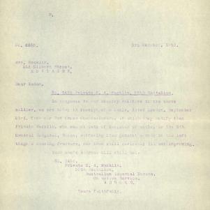Soldier packet page