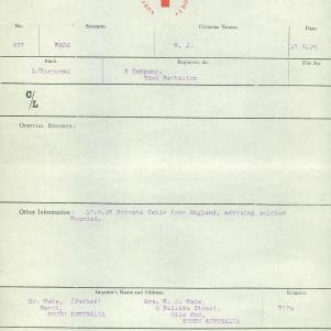 Soldier packet page
