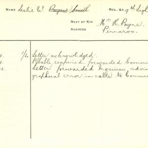 Soldier packet page