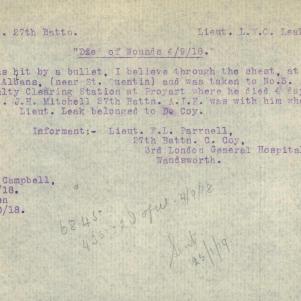 Soldier packet page