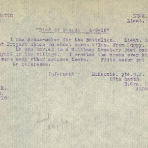 Soldier packet page