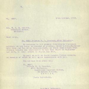 Soldier packet page