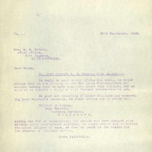Soldier packet page