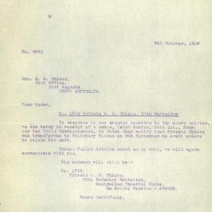 Soldier packet page