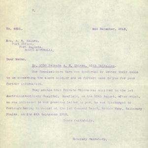 Soldier packet page