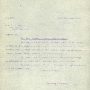 Soldier packet page