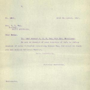 Soldier packet page