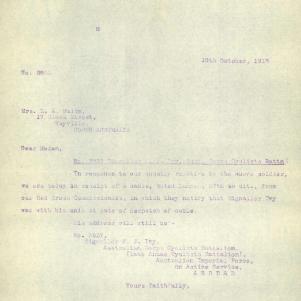 Soldier packet page