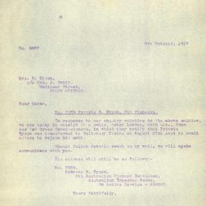 Soldier packet page
