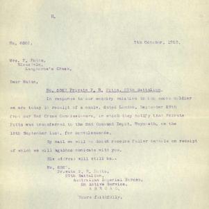 Soldier packet page