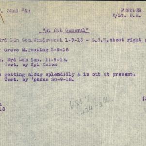 Soldier packet page