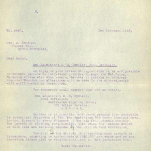Soldier packet page