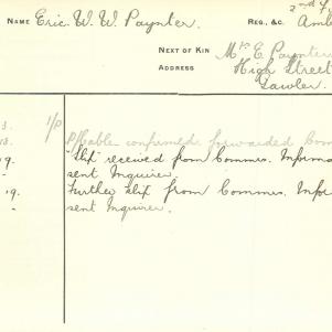 Soldier packet page