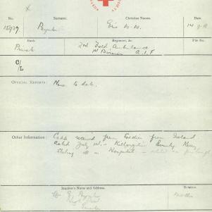 Soldier packet page