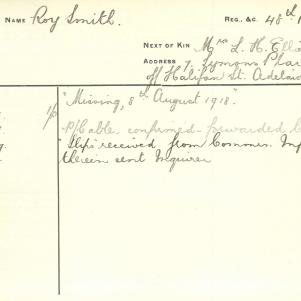 Soldier packet page