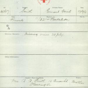 Soldier packet page