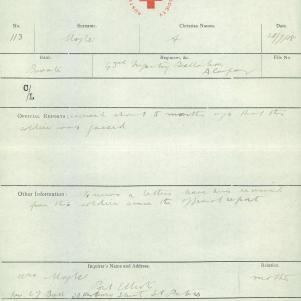 Soldier packet page