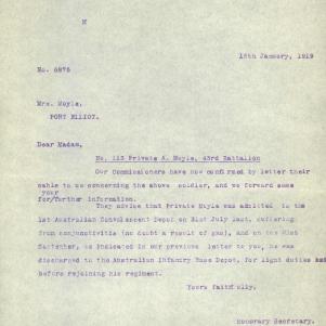 Soldier packet page