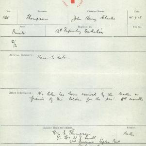 Soldier packet page