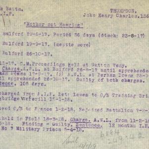 Soldier packet page
