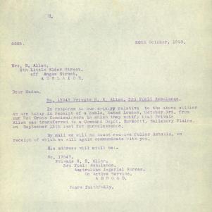 Soldier packet page