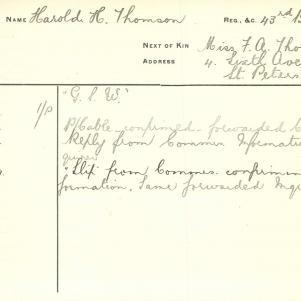 Soldier packet page