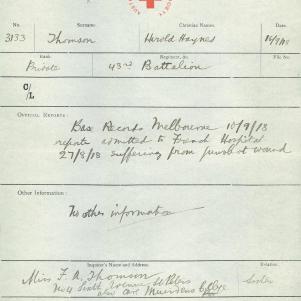 Soldier packet page