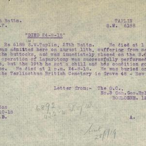 Soldier packet page