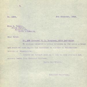 Soldier packet page