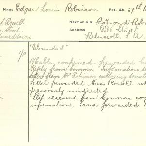 Soldier packet page
