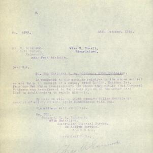 Soldier packet page