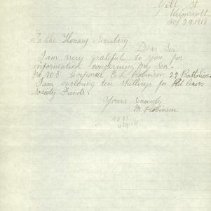 Soldier packet page