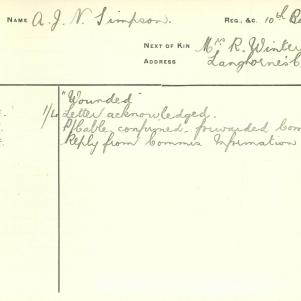 Soldier packet page