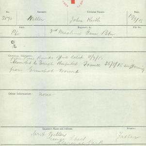 Soldier packet page