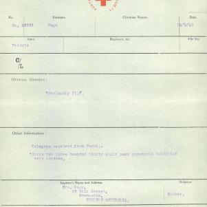 Soldier packet page