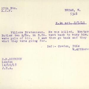 Soldier packet page