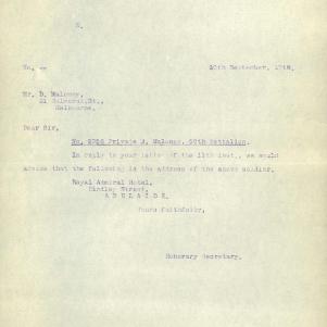 Soldier packet page
