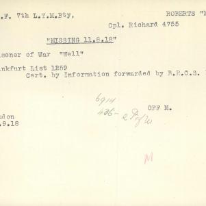 Soldier packet page