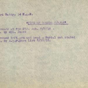 Soldier packet page