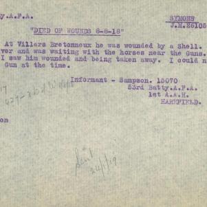 Soldier packet page