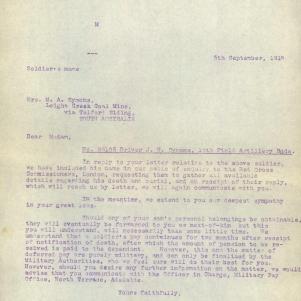 Soldier packet page