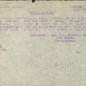 Soldier packet page