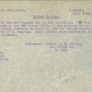 Soldier packet page